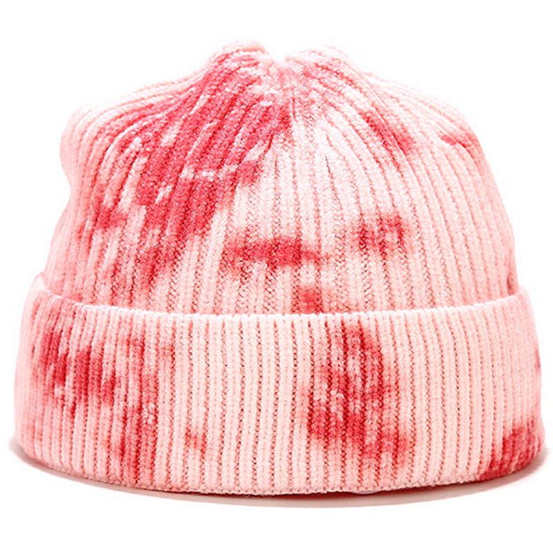 Knitted Acrylic Crochet Beanie